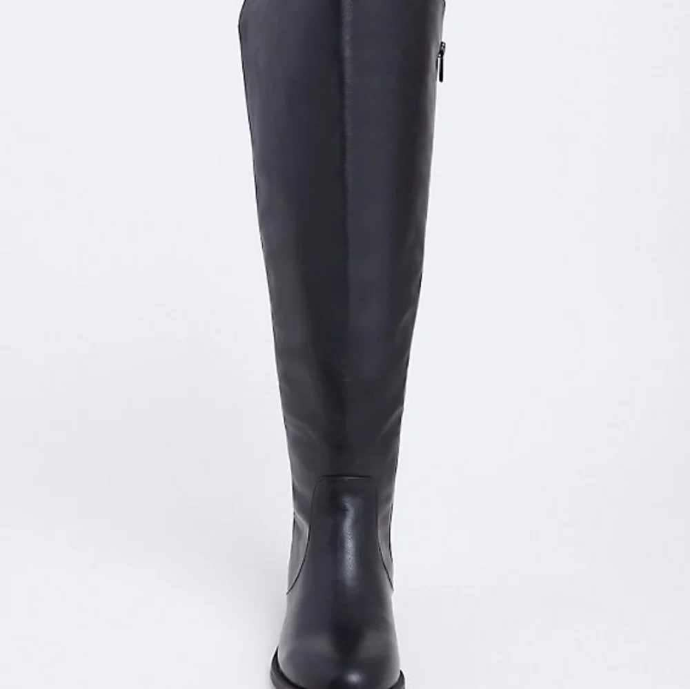 Torrid Faux Leather Stretch Back Over the Knee Boots